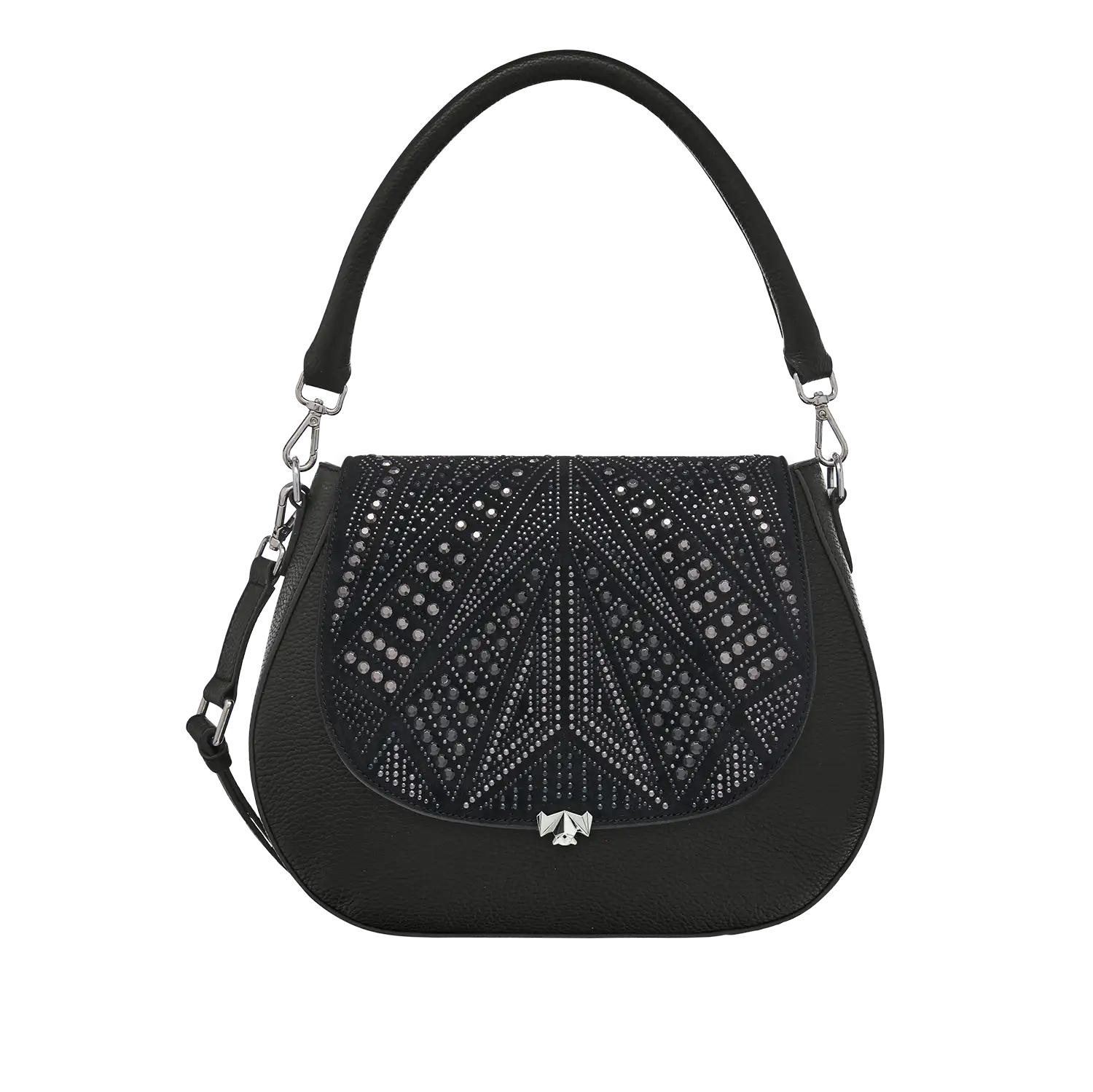 SC Wechselklappe - Silver Sparkle - schwarz