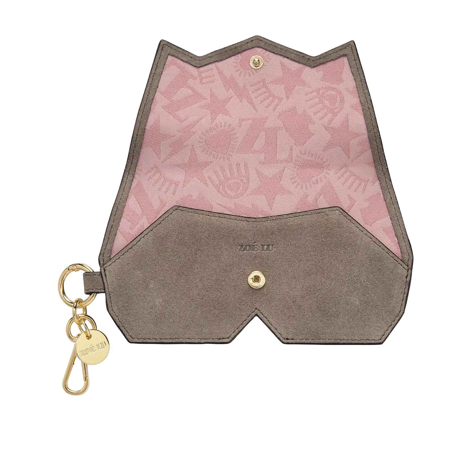 Glassescase Kinda Sunny - taupe velours