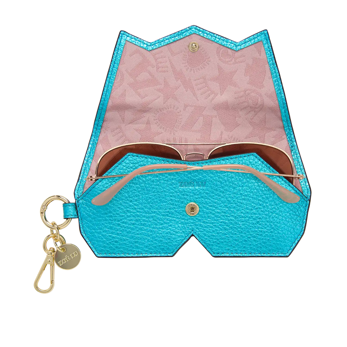 Glassescase Kinda Sunny - türkis-metallic