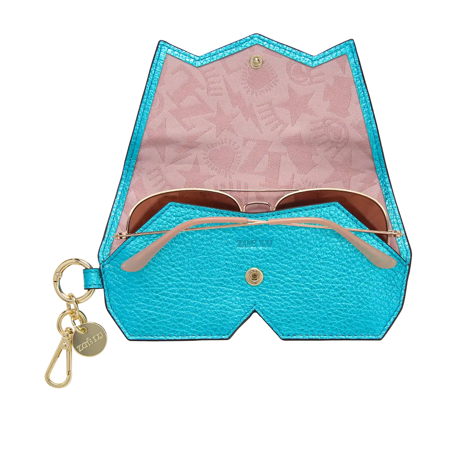 Glassescase Kinda Sunny - türkis-metallic