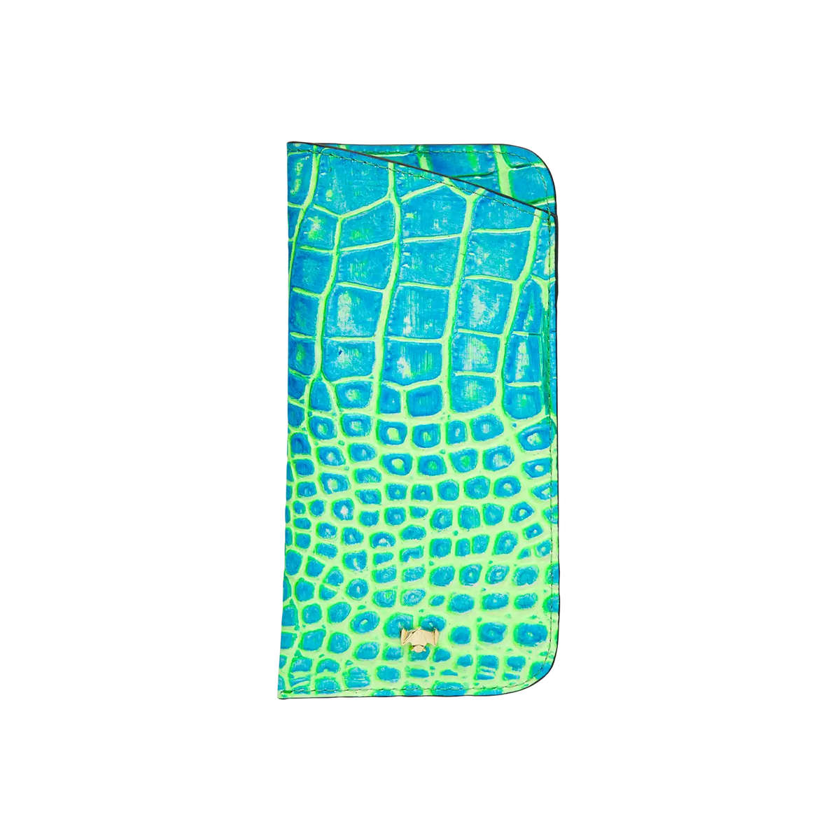 Glassescase Visionista - blau neon-grün