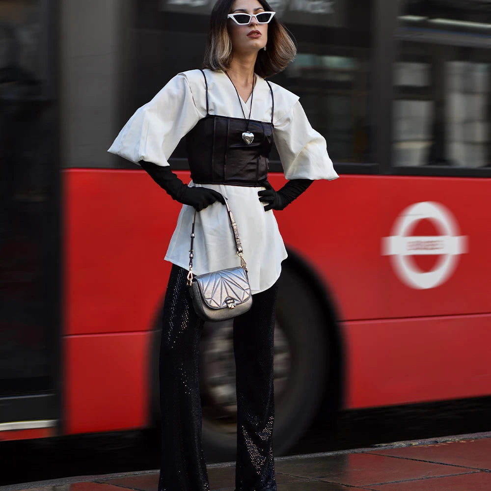 Wechselklappe - Mini Kinda Disco - anthrazit