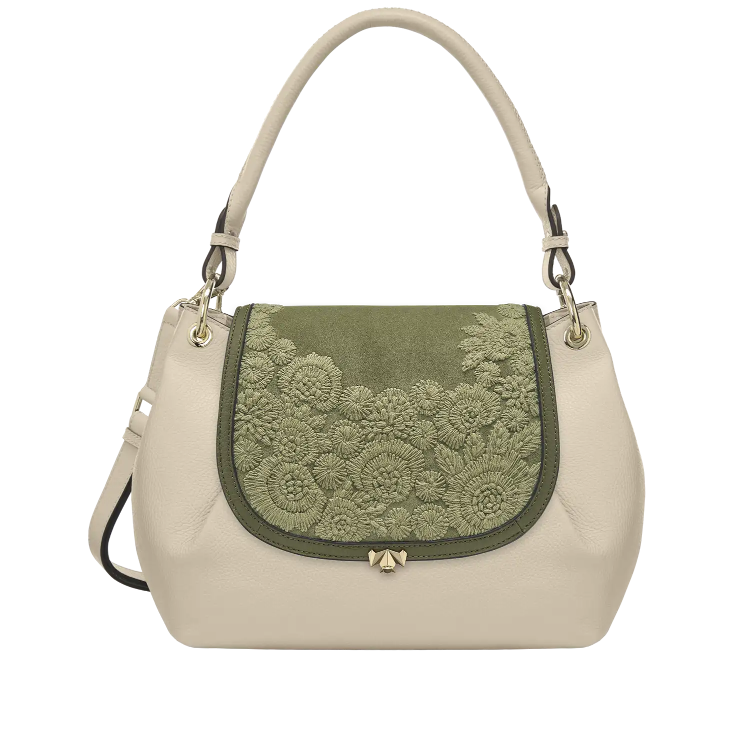 Wechselklappe - Cozy Bloom - olive