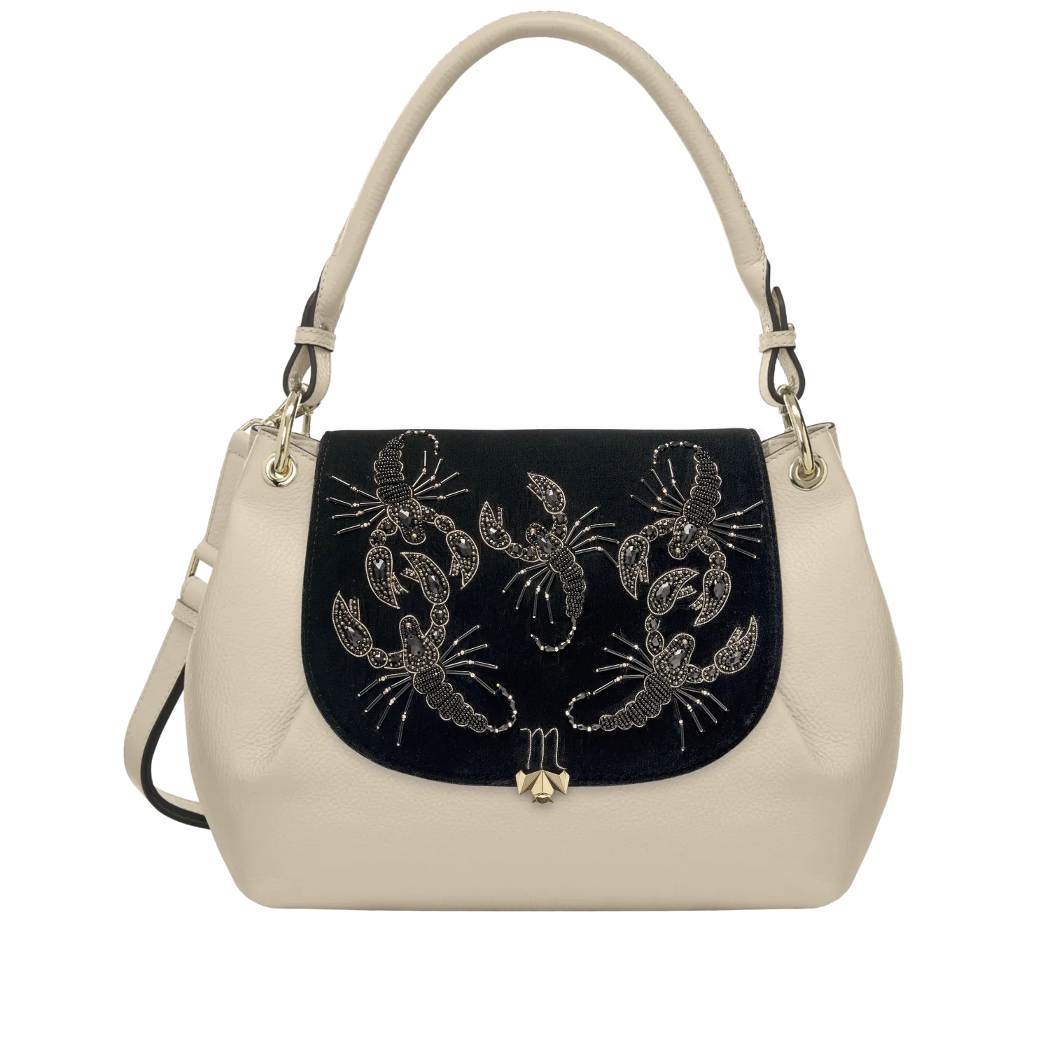 Changeable flap - Gilded Scorpion - black
