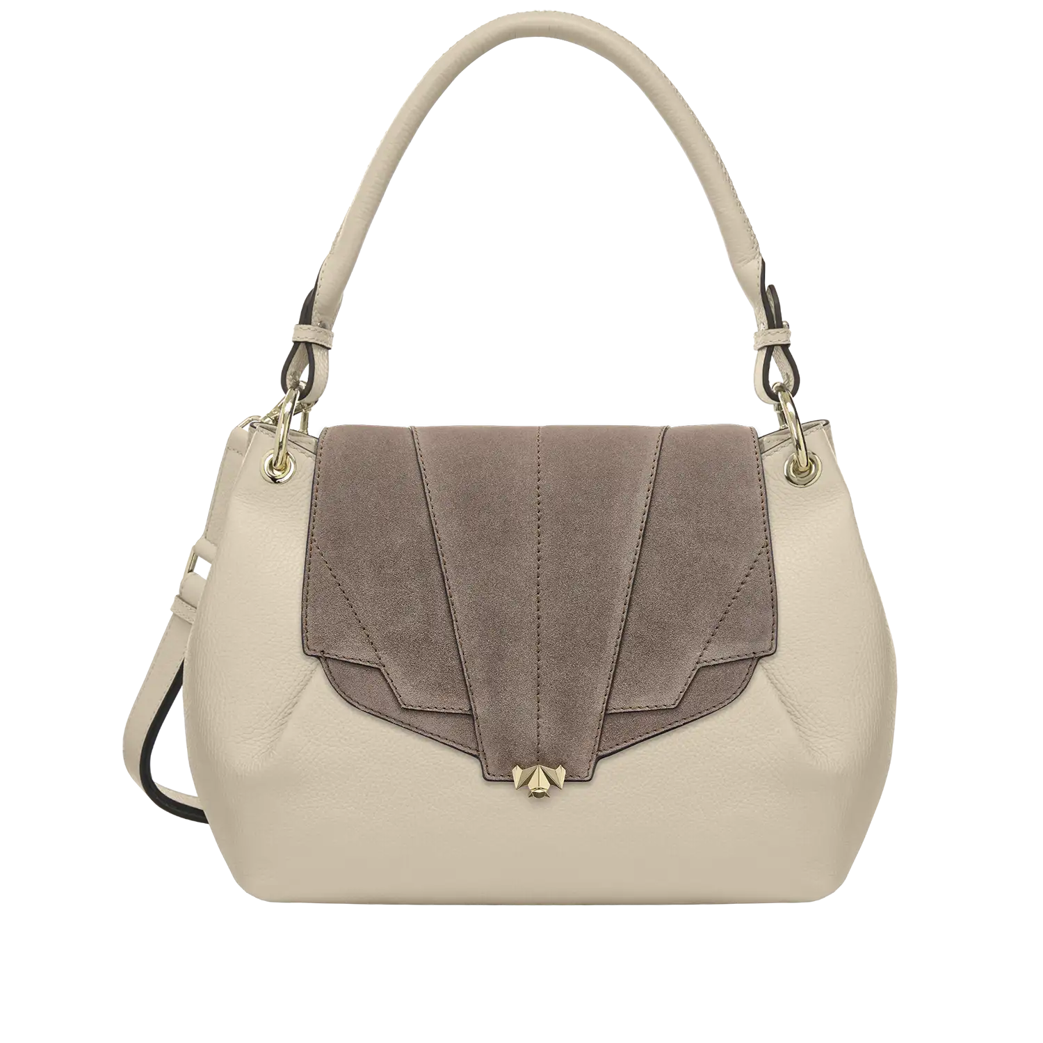 Wechselklappe - Milky Solitair - taupe