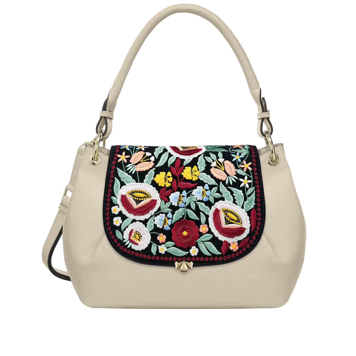 Wechselklappe - So Romantic - Blumen schwarz