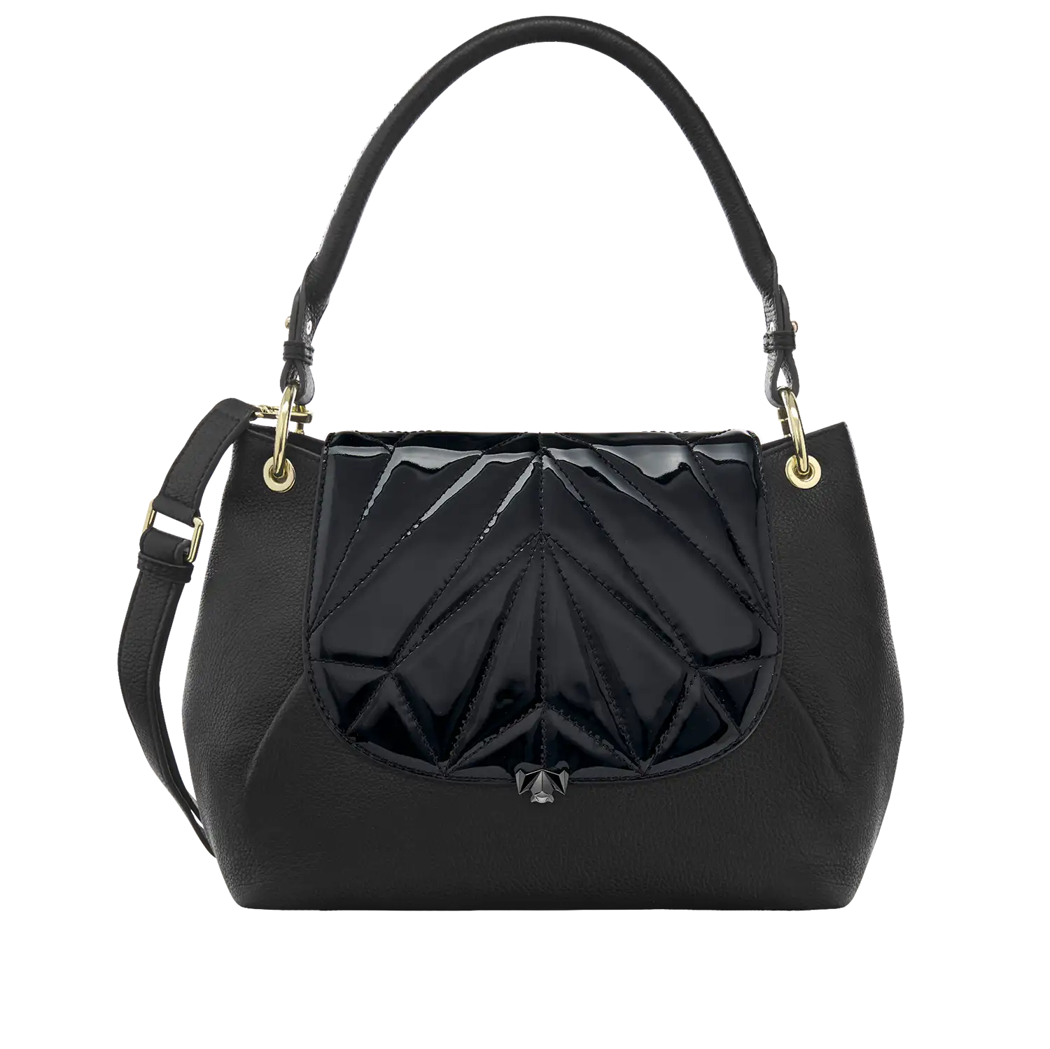 BC Wechselklappe - Classy Patent - schwarz