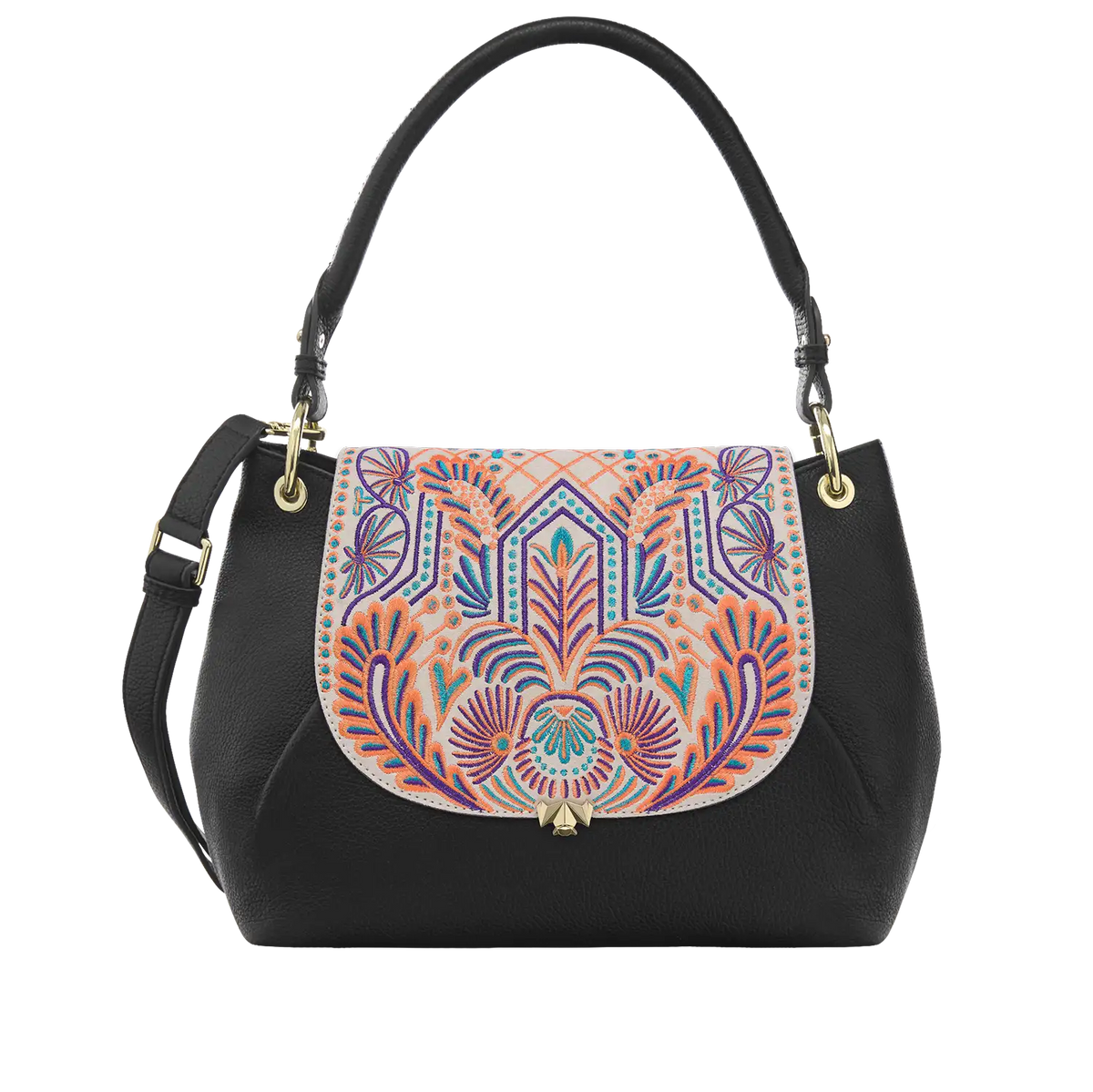 Wechselklappe - Kiran - creme-bunt