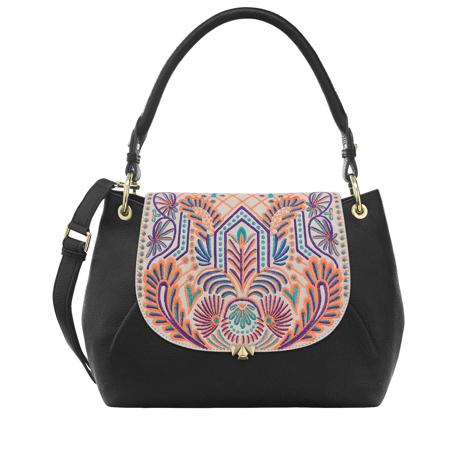 Wechselklappe - Kiran - creme-bunt