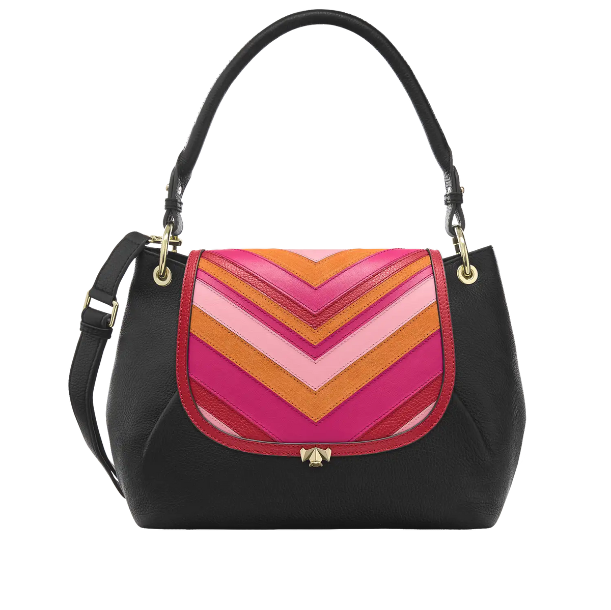 Wechselklappe - Pink Breeze - rot-bunt