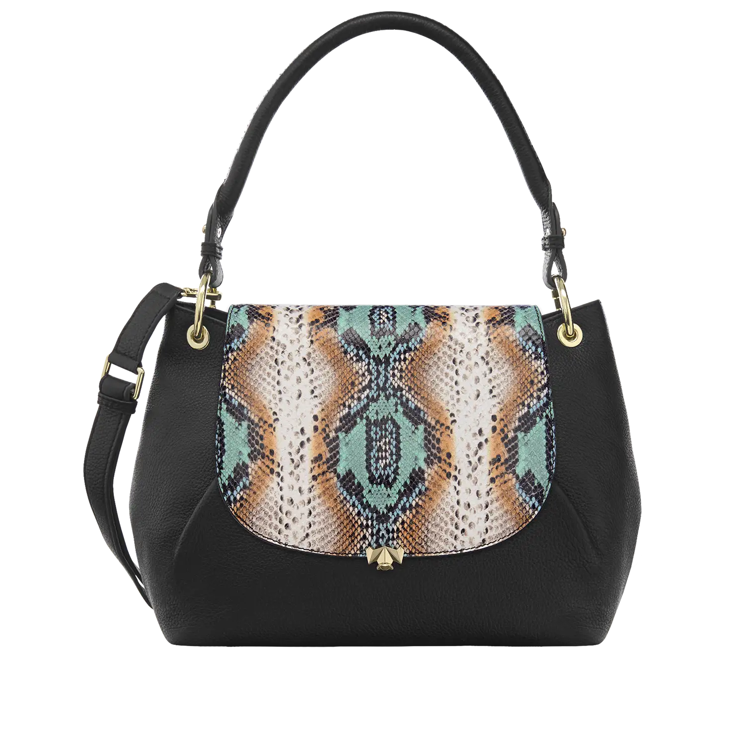 Wechselklappe - Snake it easy - bunt