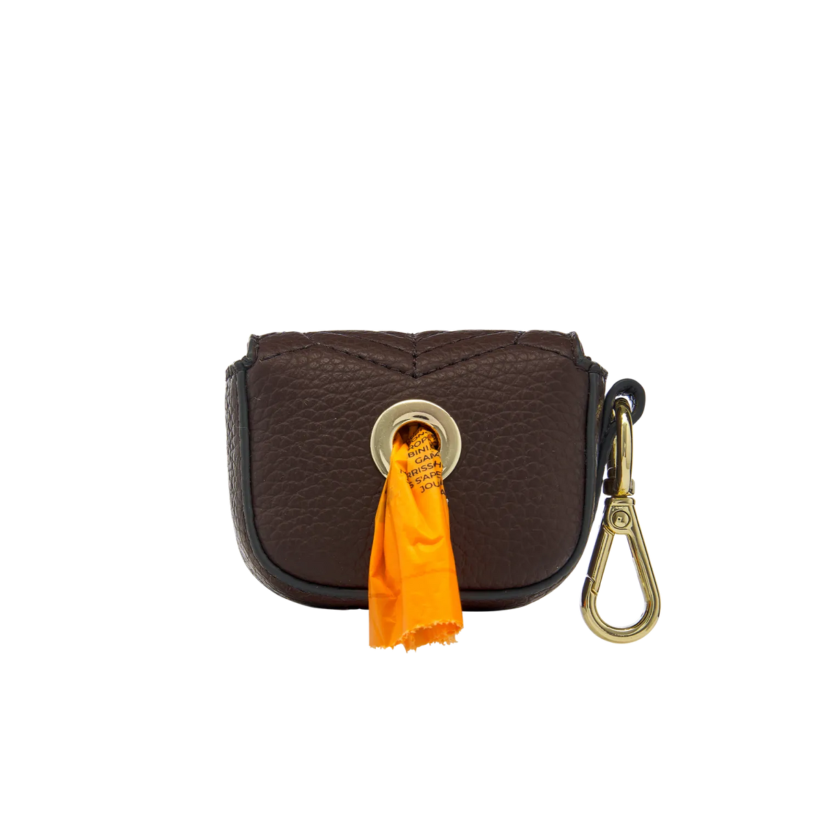 Dog Waste Bag - Walk the Dog - braun