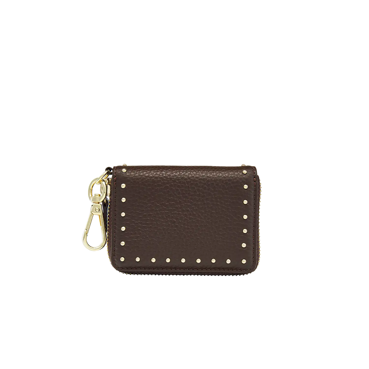 Wallet - Mini Money - brown with studs