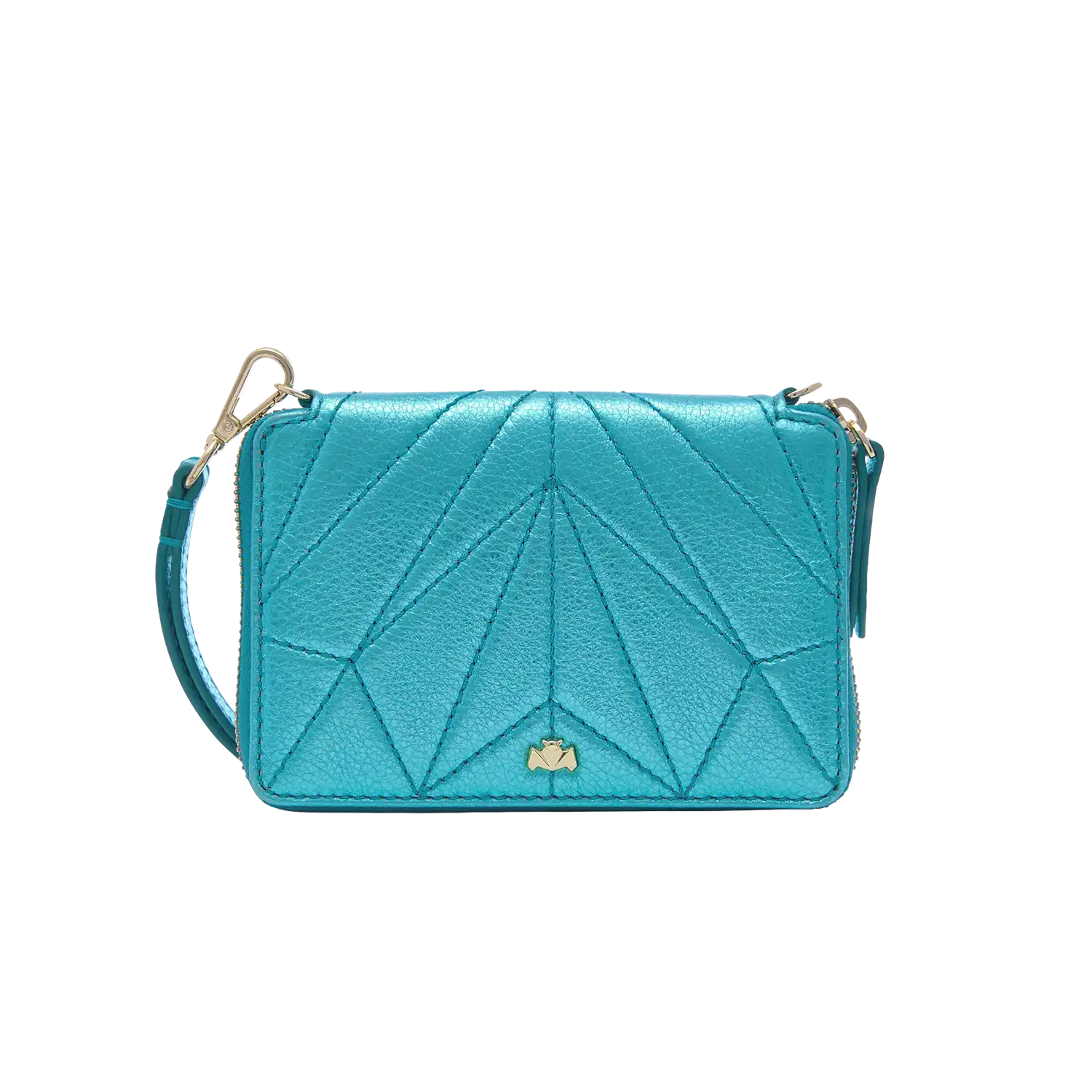 Geldbörse - One For The Money - türkis-metallic