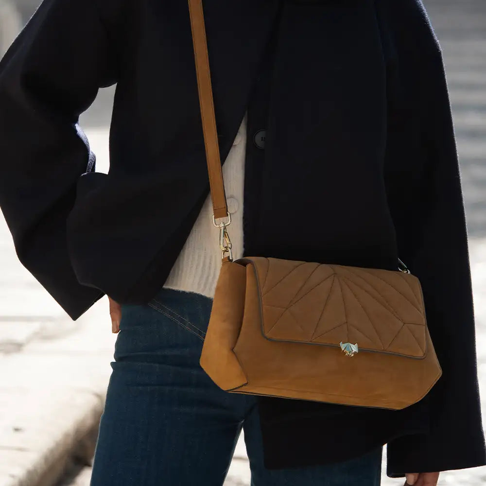 Taschenkoerper Triple Miss - cognac