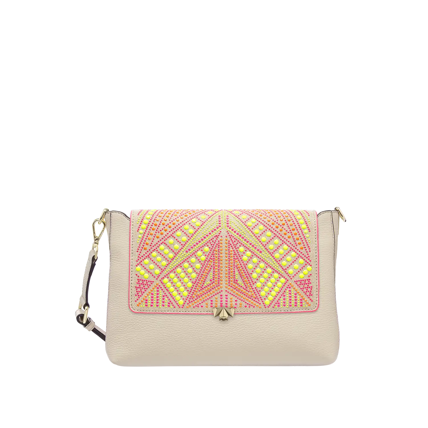 Wechselklappe - Neonmania - creme-bunt