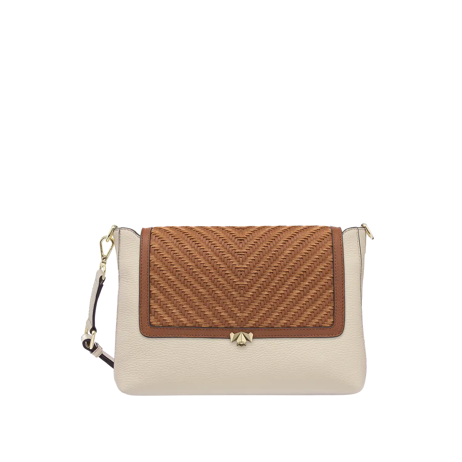 Wechselklappe - Sandy Weave - cognac