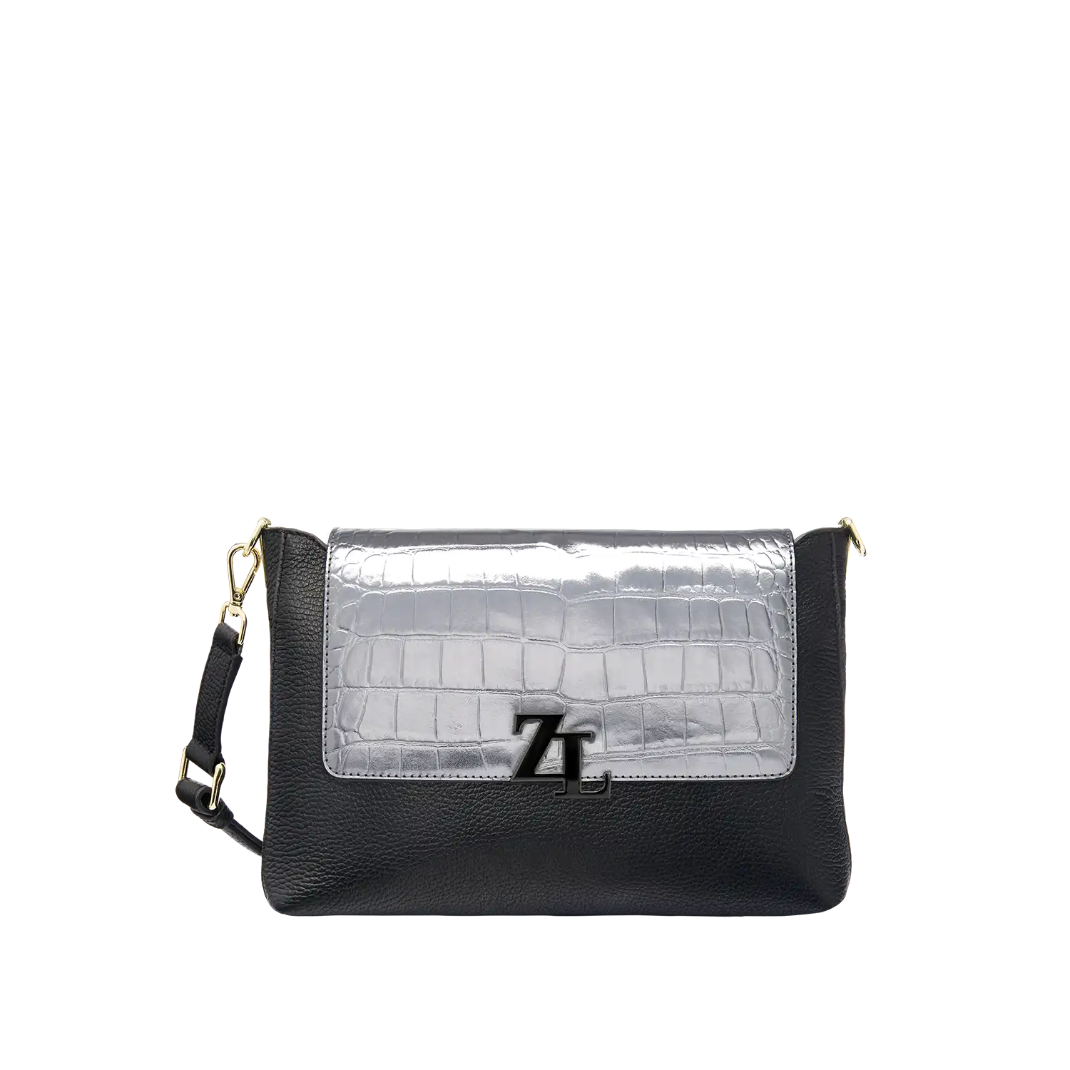 BC Wechselklappe - Daring Croco - anthrazit