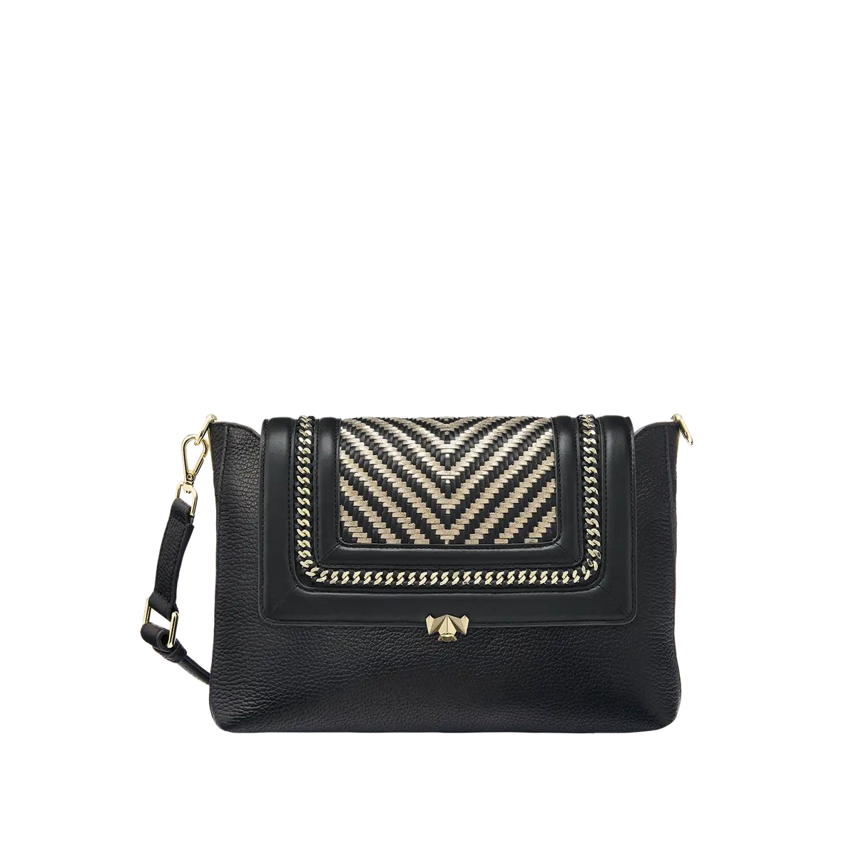 Wechselklappe - Golden Whirl - schwarz-gold