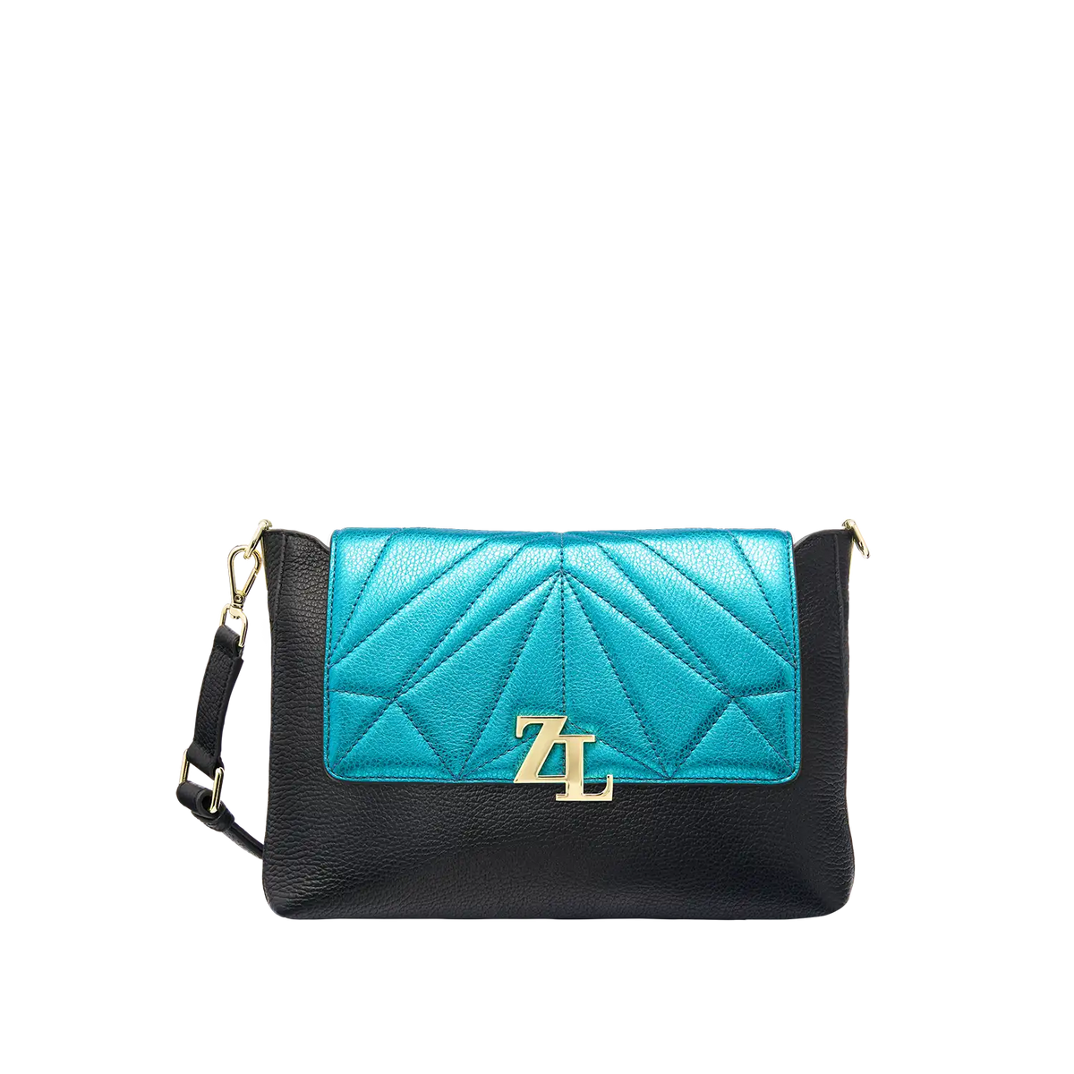 Wechselklappe - Iconic Curacao - türkis-metallic