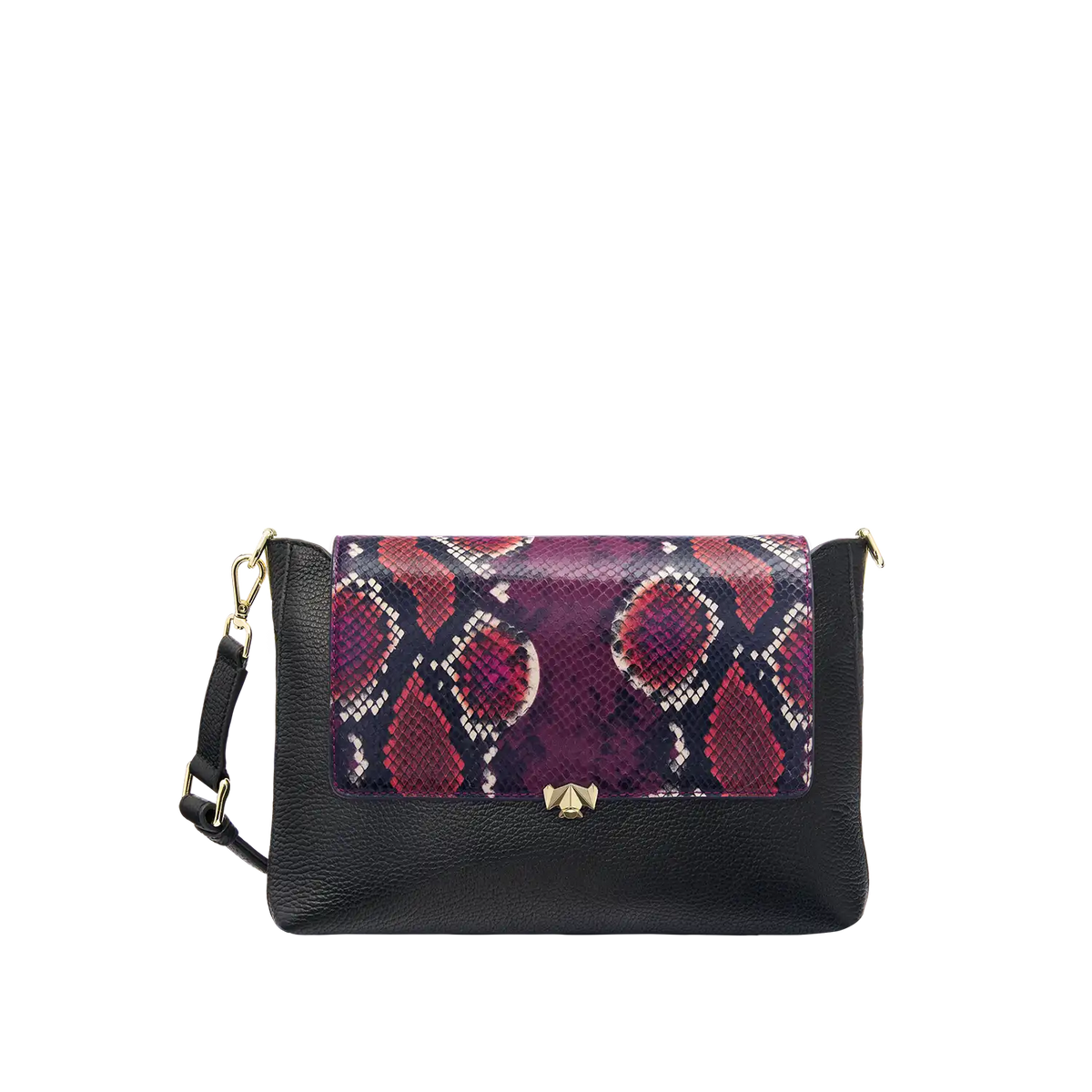 Wechselklappe - Peacock Passion - lila-bunt