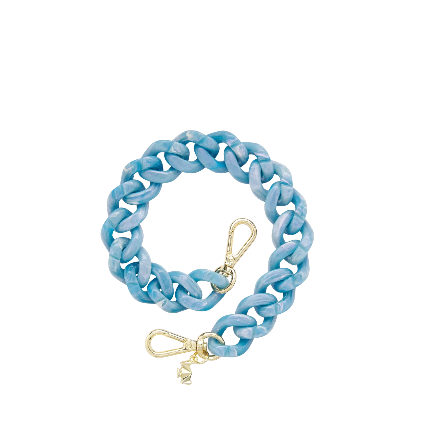 short handle - Chain Up - light blue
