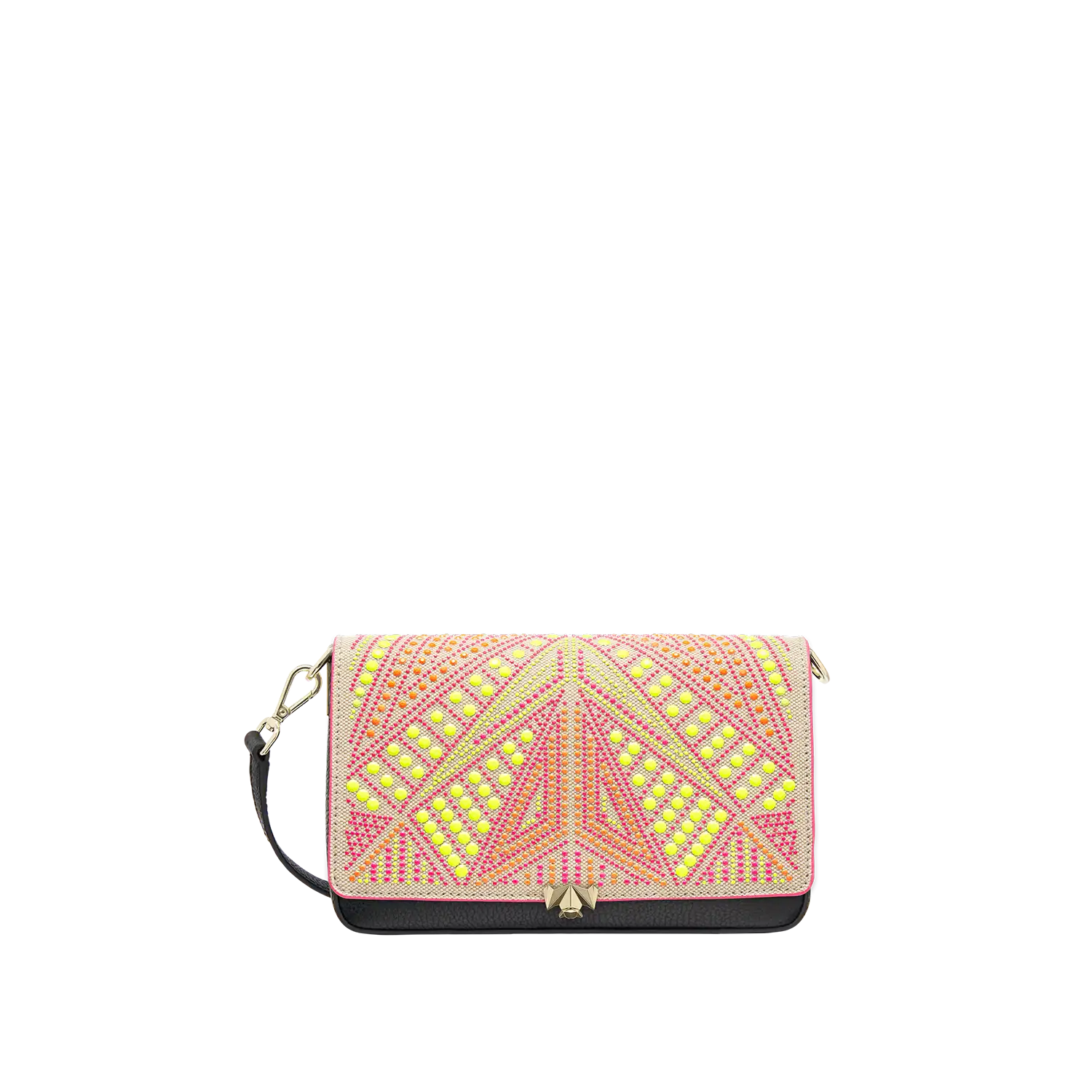 Wechselklappe - Neonmania - creme-bunt
