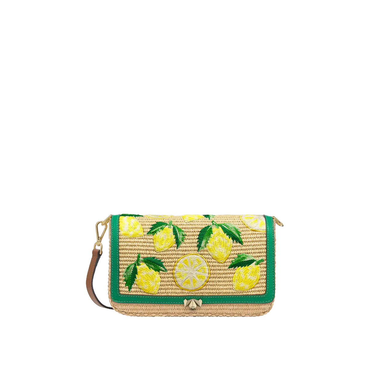 Wechselklappe - Limoncello - hellbraun-grün