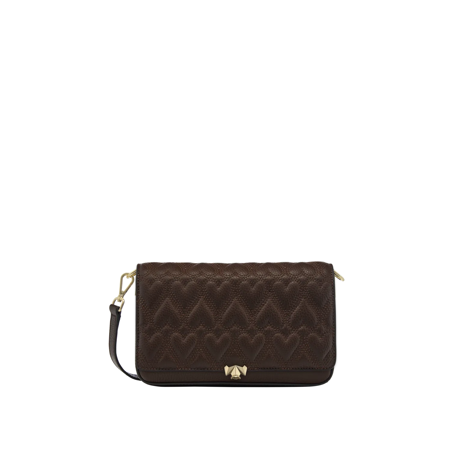 Wechselklappe - Chocolate Heart - braun