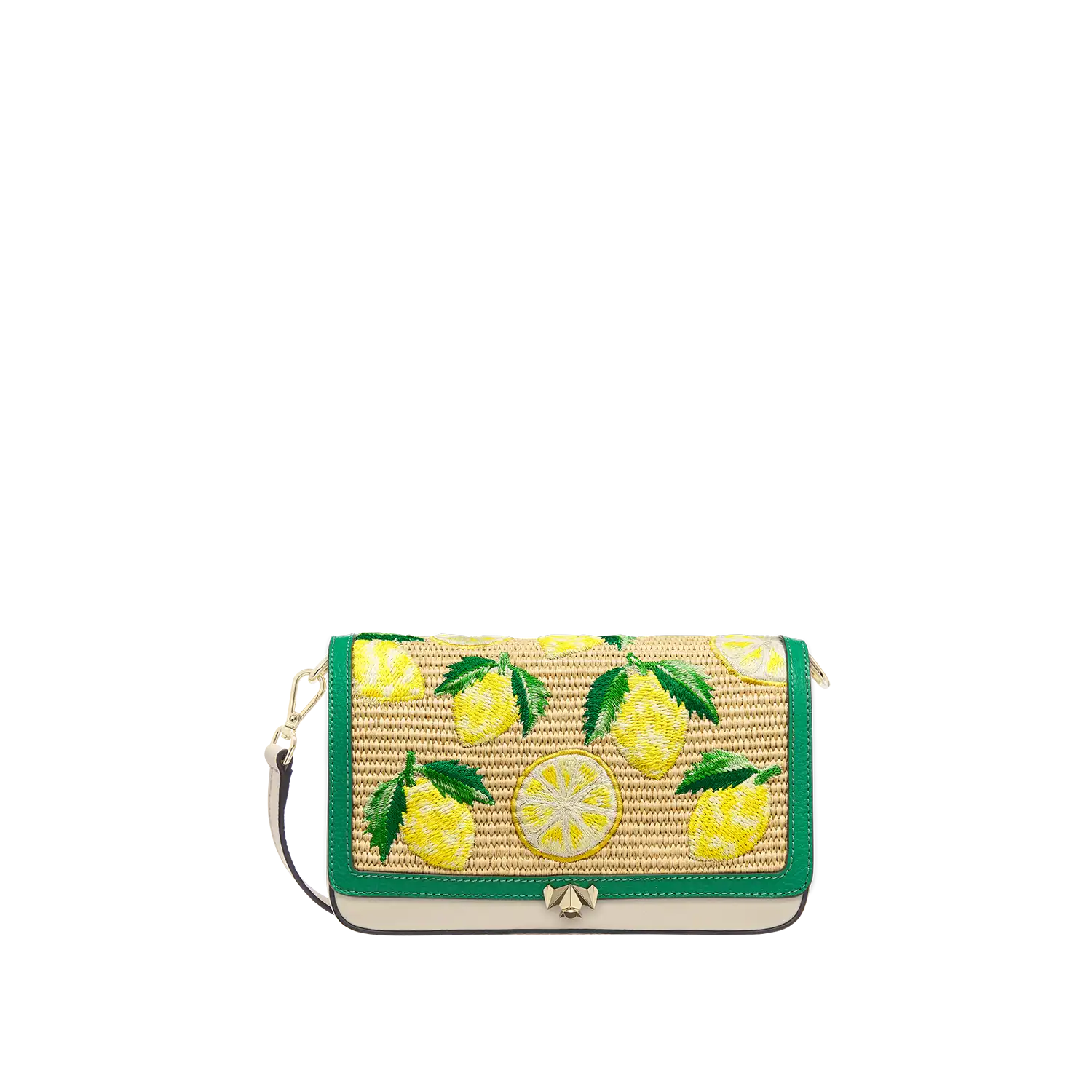 Wechselklappe - Limoncello - hellbraun-grün