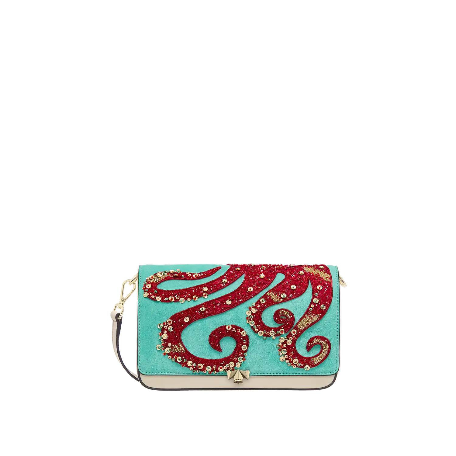 Wechselklappe - Octomissy - türkis-rot