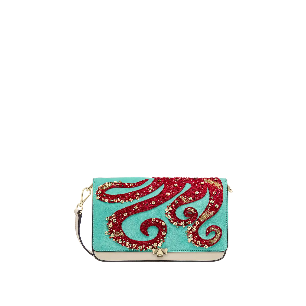 Wechselklappe - Octomissy - türkis-rot