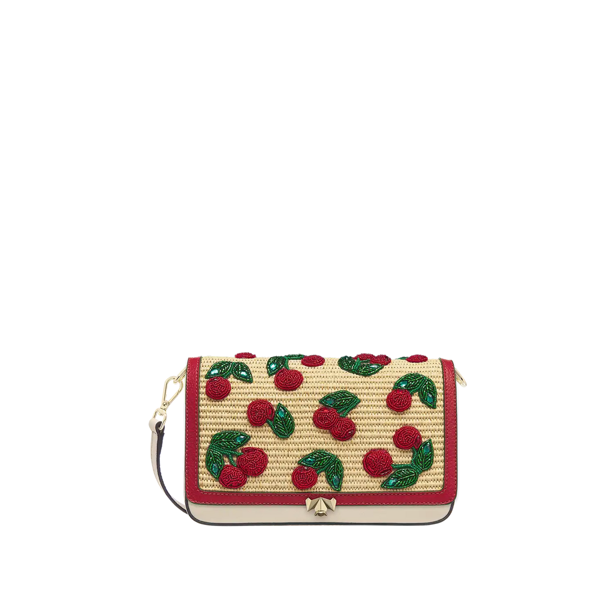 Wechselklappe - Rosso Ciliega - hellbraun-rot