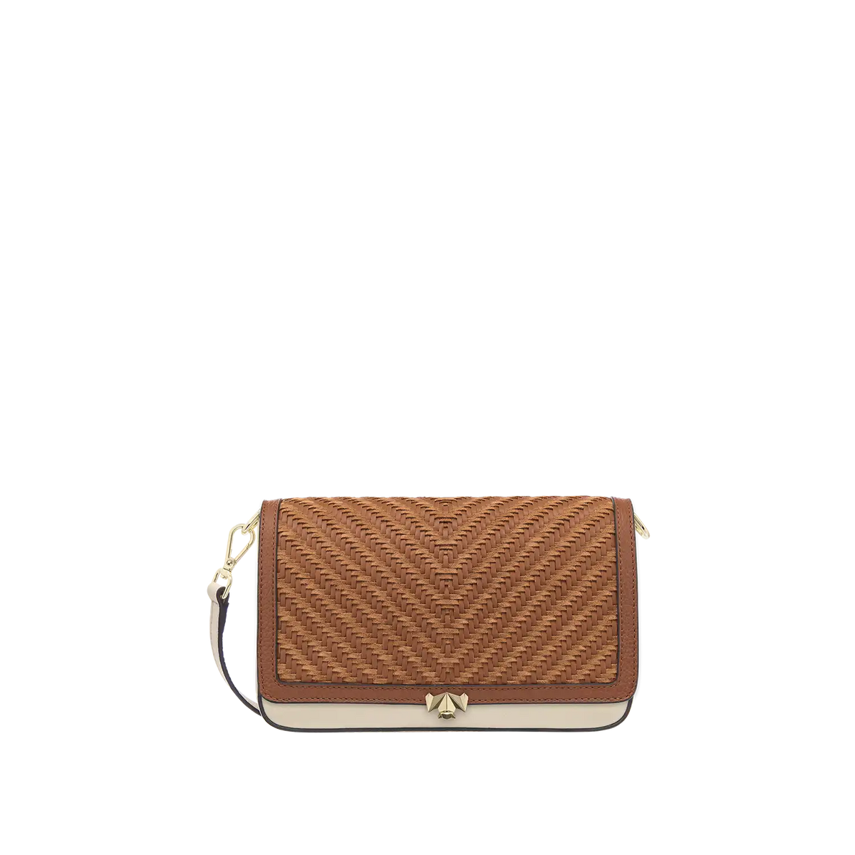 Wechselklappe - Sandy Weave - cognac