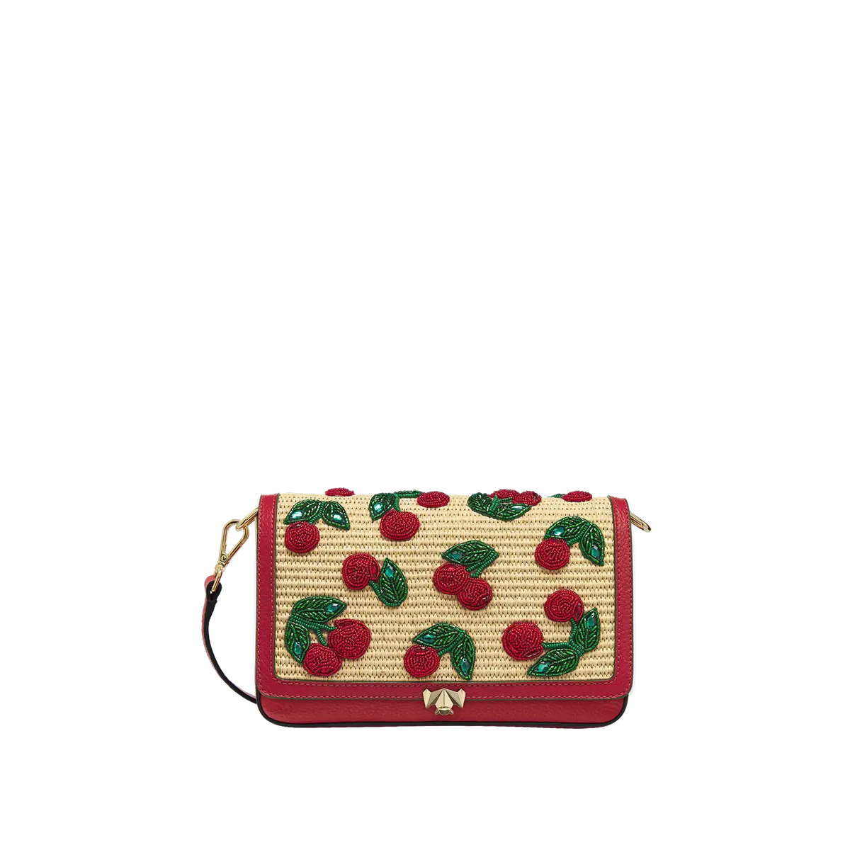 Wechselklappe - Rosso Ciliega - hellbraun-rot