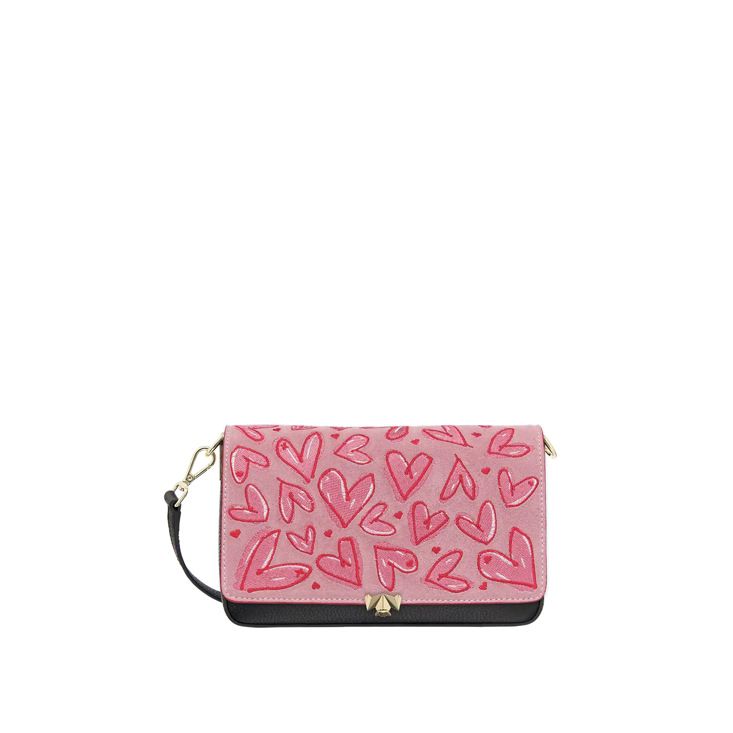 Wechselklappe - Blushing Hearts - rosa