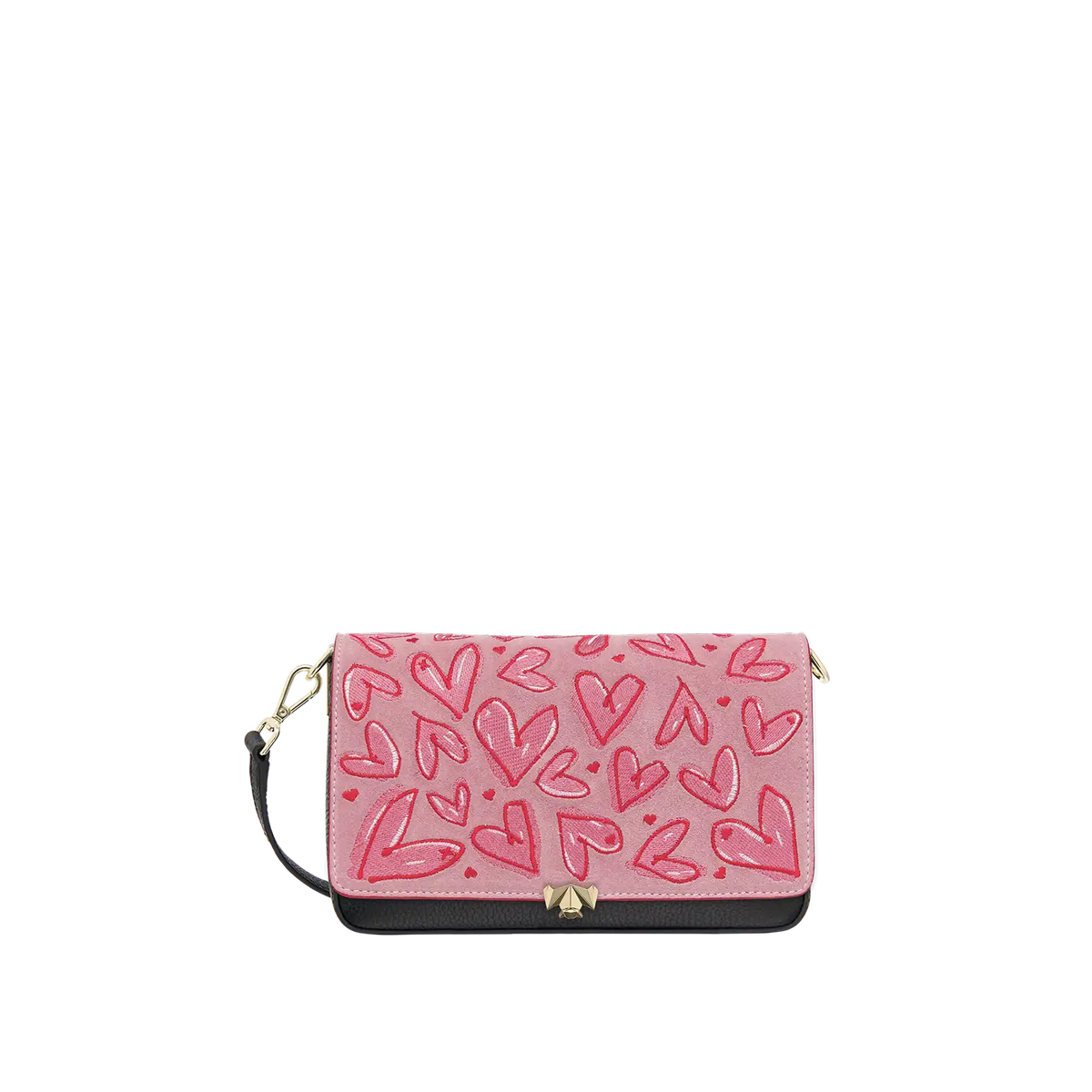 Wechselklappe - Blushing Hearts - rosa