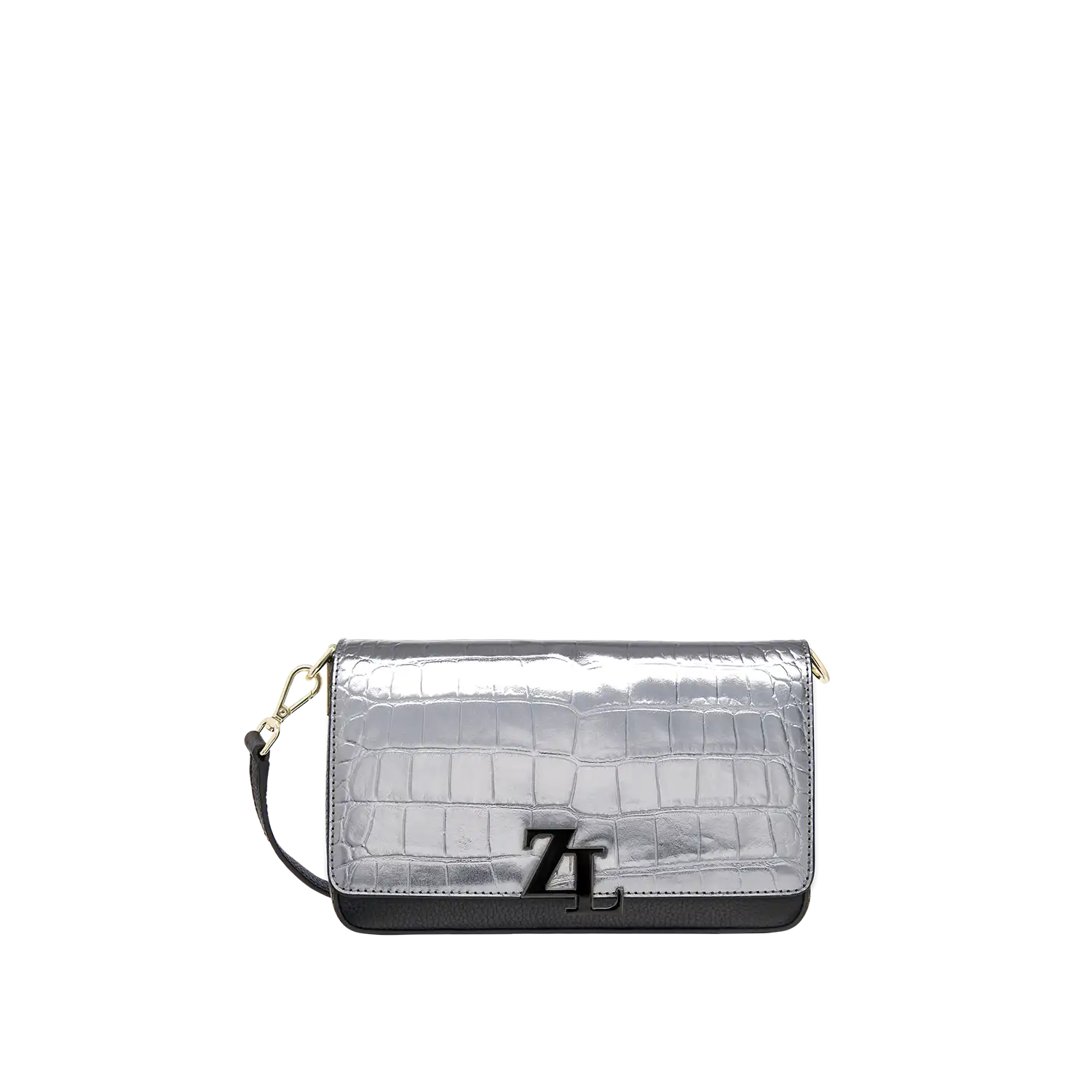 BC Wechselklappe - Daring Croco - anthrazit