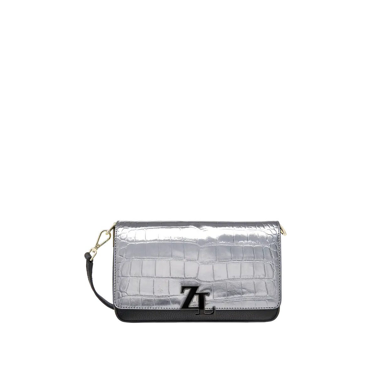 BC Wechselklappe - Daring Croco - anthrazit