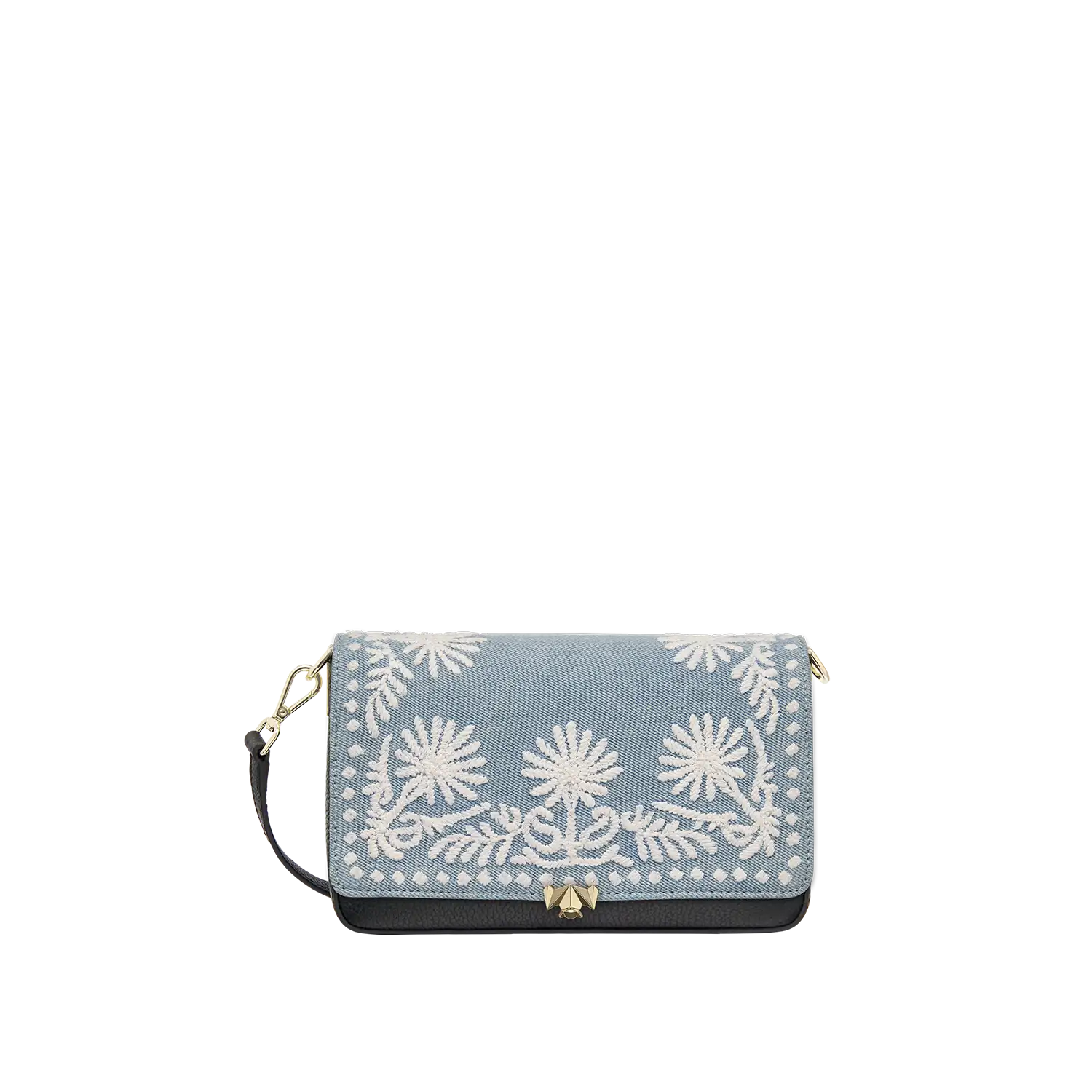 Wechselklappe - Denim & Daisies - hellblau