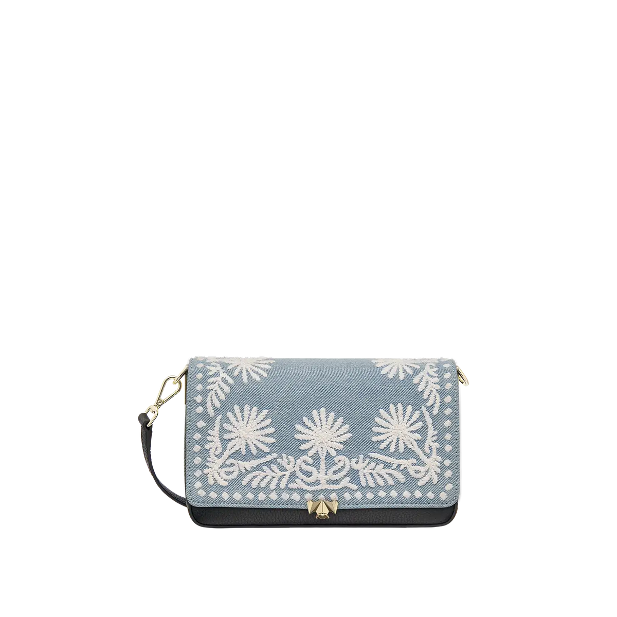 Wechselklappe - Denim & Daisies - hellblau