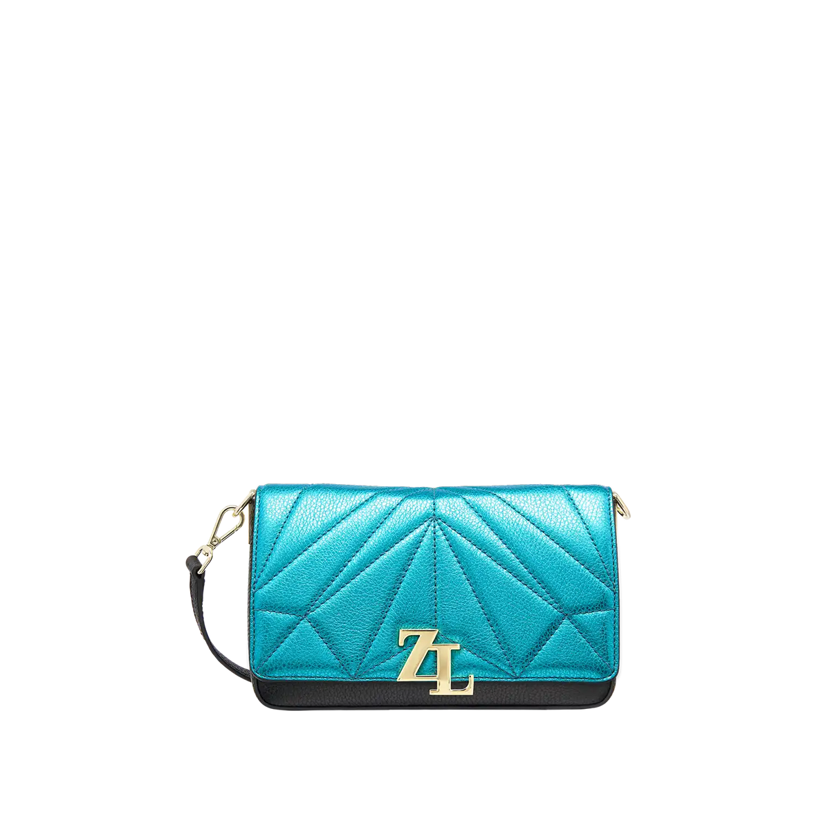 Wechselklappe - Iconic Curacao - türkis-metallic