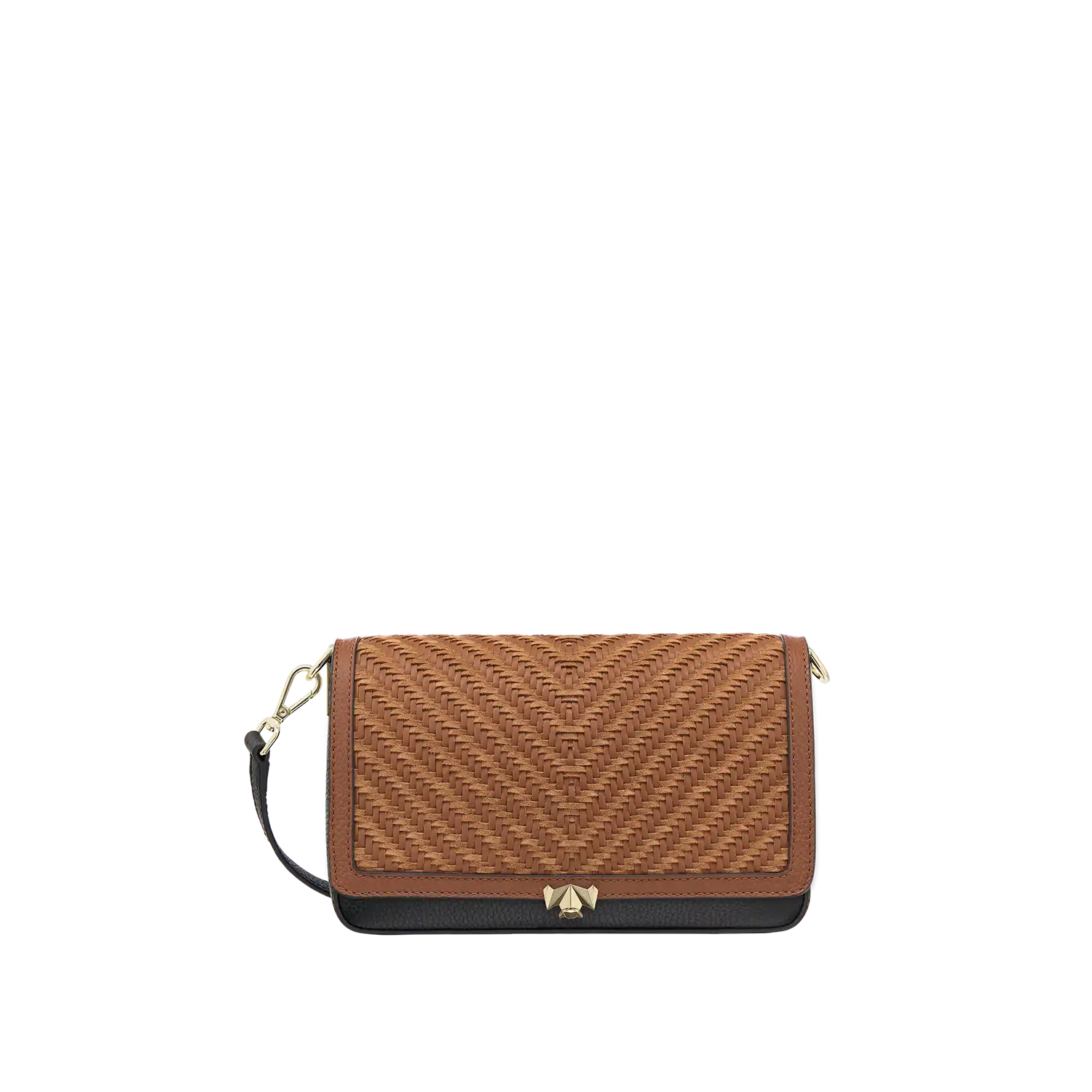 Wechselklappe - Sandy Weave - cognac