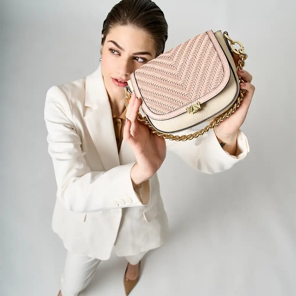 Wechselklappe - Mini Barely Blended - altrosa