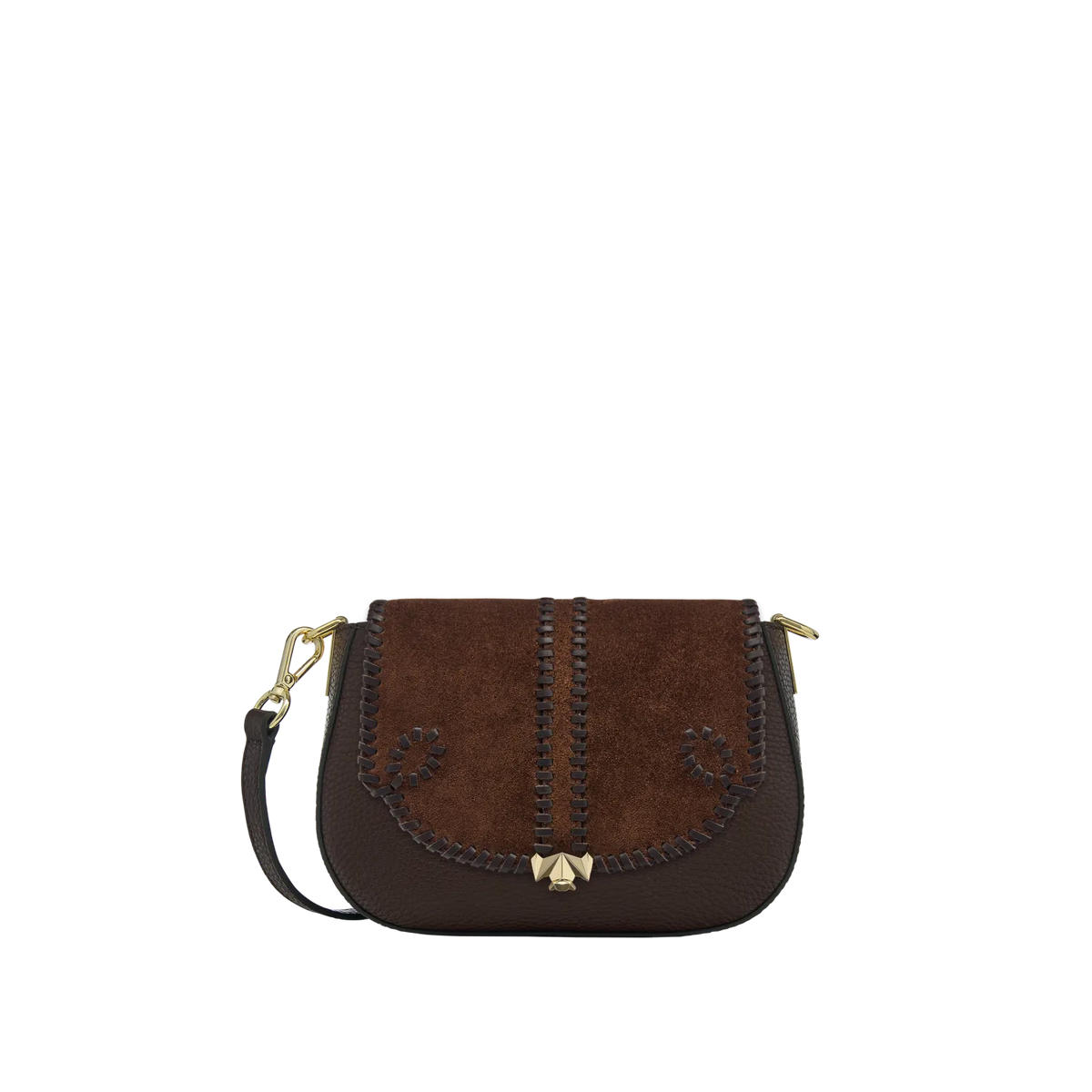 Wechselklappe - Mini Saddle Grace - braun