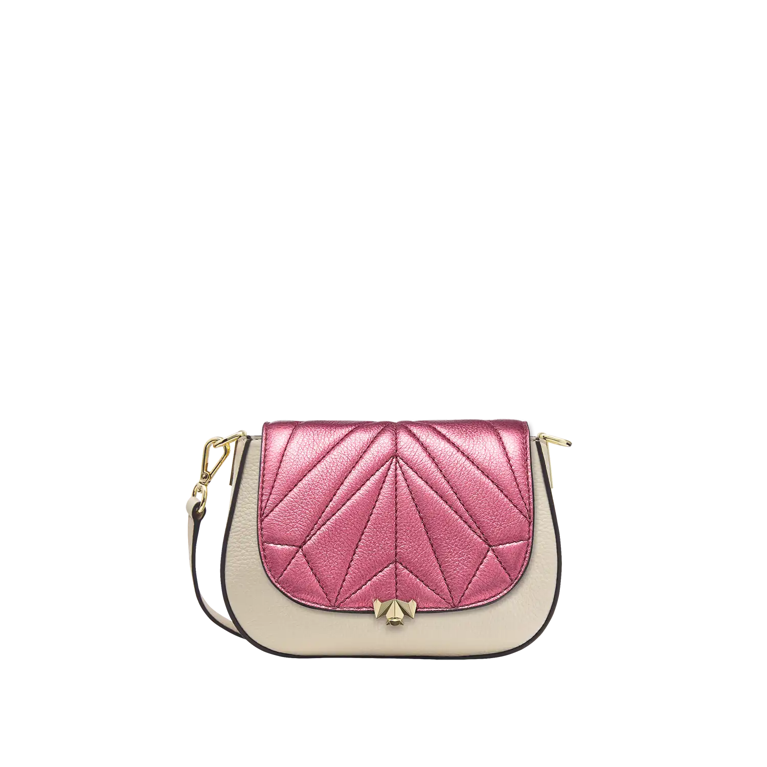 Wechselklappe - Mini Kinda Metallic Mulberry - pink-metallic