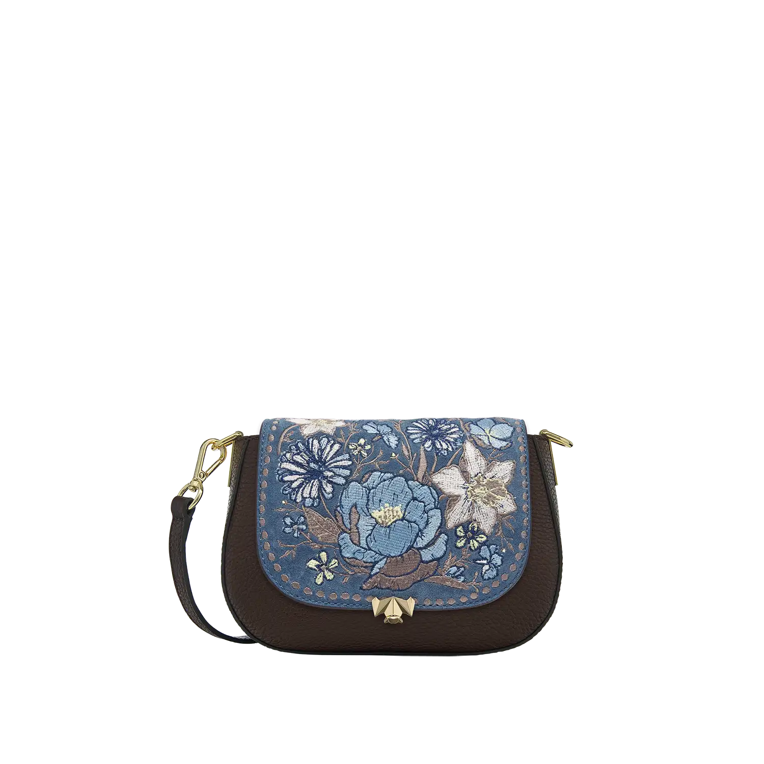 Wechselklappe - Mini Butter Bloom - blau