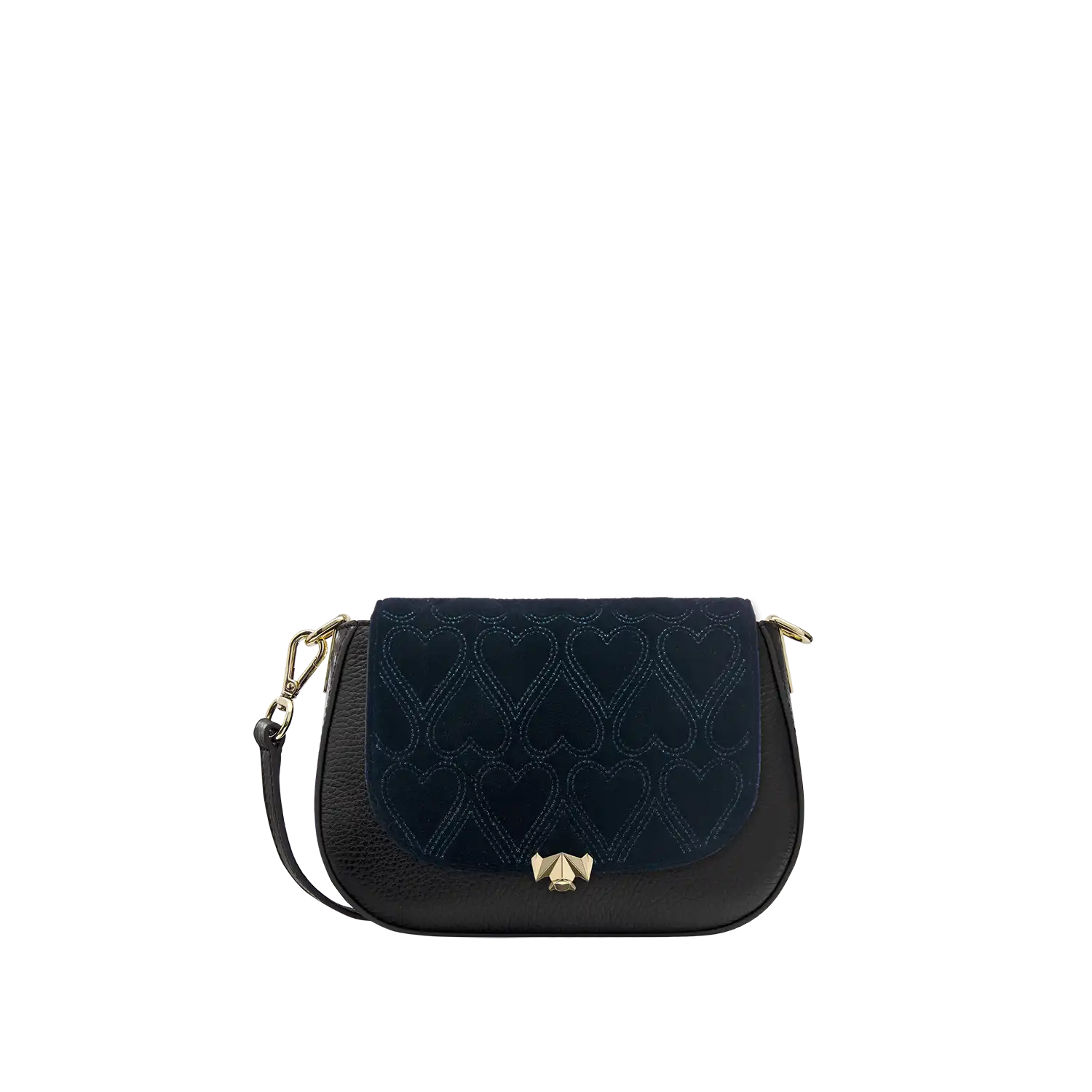 Wechselklappe - Mini Amour de Velours - dunkelblau