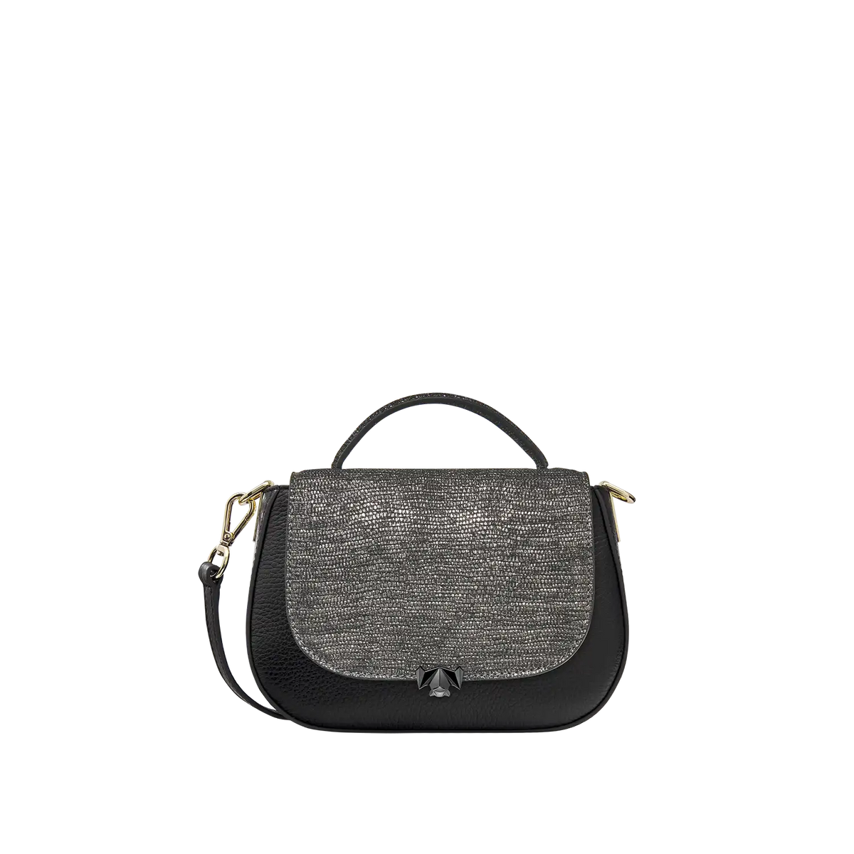 BC Wechselklappe - Mini Black Glam - anthrazit-metallic