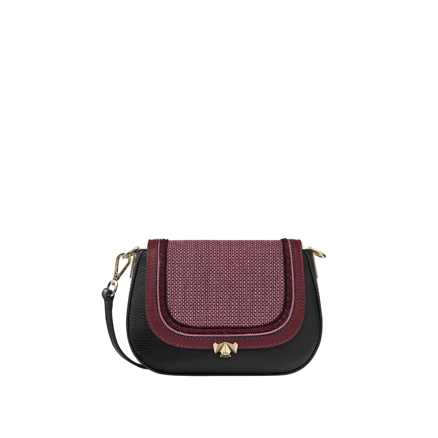 Wechselklappe - Mini Burgundy Kiss - dunkelrot